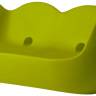 Диван пластиковый Blossy Standard лаймовый зеленый 1590x850х750 мм Диван пластиковый Blossy Standard лаймовый зеленый 1590x850х750 мм