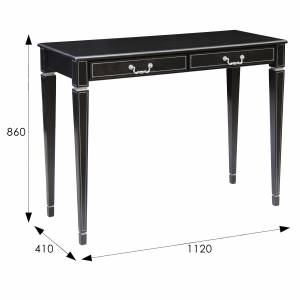 Консоль Васко В 91Н  венге/серебро