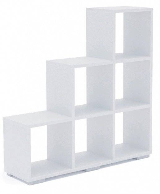 Стеллаж Стильный 108 С-1 белый