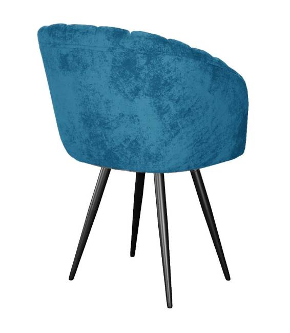 Стул DikLine 442 поворотный, M19 бирюза, ножки черные Стул DikLine 442 поворотный, M19 бирюза, ножки черные