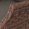 "Неаполь" плетеный стул из искусственного ротанга, цвет коричневый "Неаполь" плетеный стул из искусственного ротанга, цвет коричневый