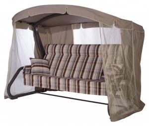 Качели садовые "Империя" 4-х местн. (Шоколад)