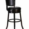 Вращающийся полубарный стул DOBRIN JOHN COUNTER, капучино, черный