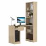 Компьютерный стол со стеллажом открытым Лайт 10.01 цвет плэйн