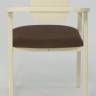 Стул-кресло Челси ПМ слоновая кость коричневый