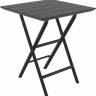 Стол пластиковый складной Helen Folding Table 60 черный 600х600х740 мм