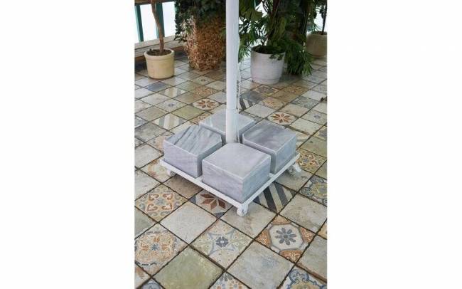 Зонт "MISTRAL 400", квадратный, синий