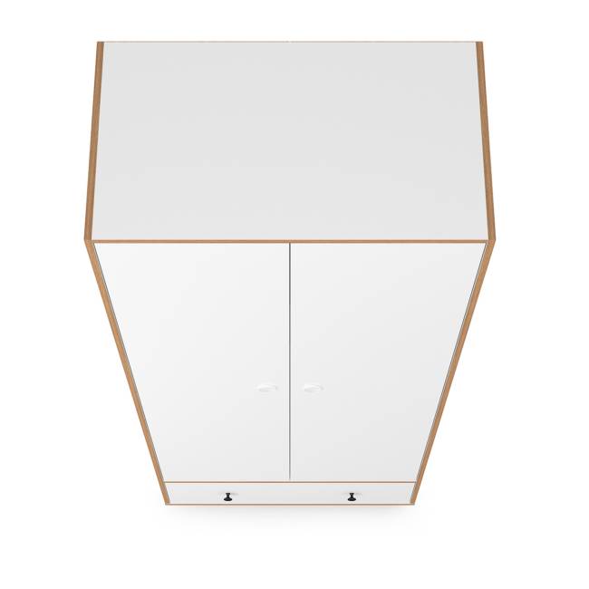 Шкаф для одежды Вуди 13.138 цвет белый премиум/дуб крафт золотой