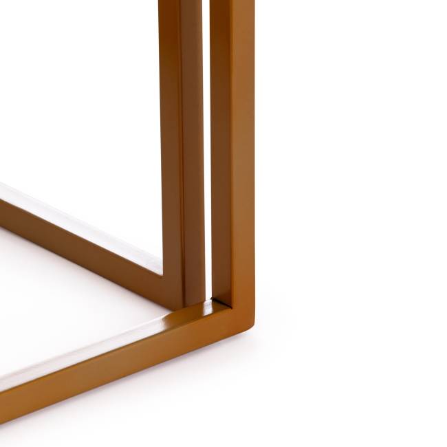 Столик кофейный Secret de Maison Кватро/Quattro (мод. 14153) алюминиевый сплав/мрамор, 41х41х41см, золотой/белый мрамор золотой/белый мрамор алюминиевый сплав/мрамор