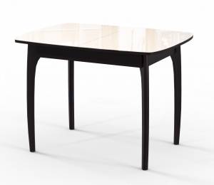 Стол DikLine M40 венге/стекло бежевое optiwhite