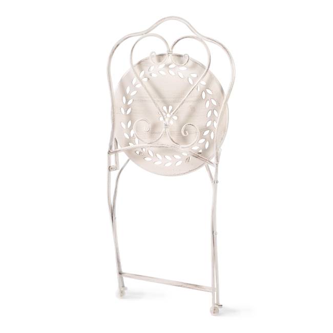 Комплект [стол + 2 стула] Secret de Maison Моник/Monique  металл, стол:62х73, стул: 48х40х93, античный белый Античный белый (Antique White) металл