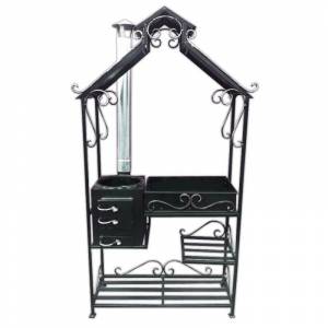 Мангал с печкой "Имение" Люкс