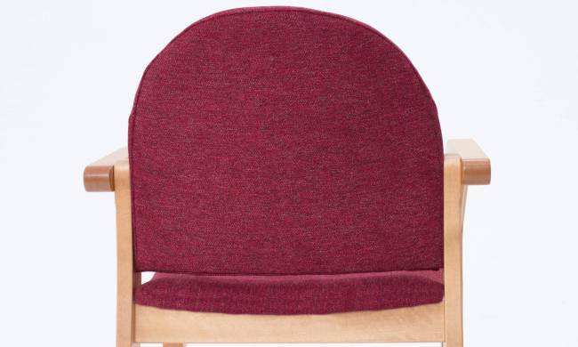 Стул-кресло Джуно 2.0 натур/красный