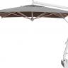 Зонт профессиональный 3х3 м Pompei Braccio белый, серо-коричневый 3000х3000 мм