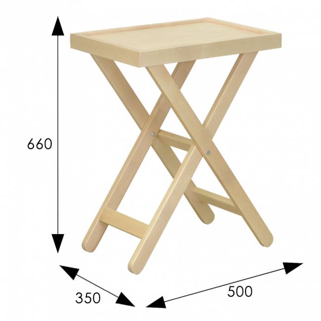 Стол раскладной лак