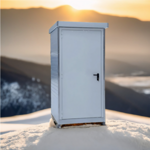 Мобильная туалетная кабина «Север», цвет – белый