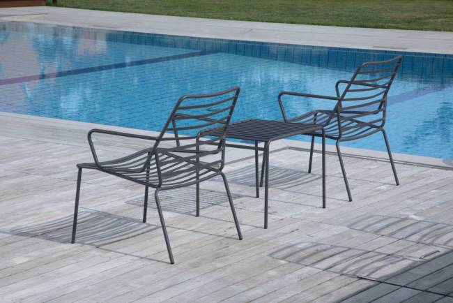 Cтолик кофейный металлический Link 570х450х450 мм