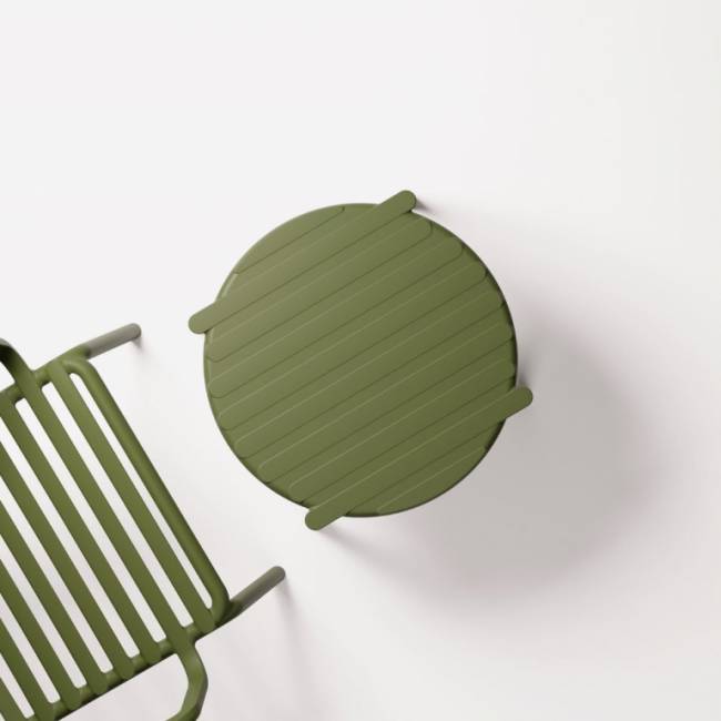 Столик пластиковый журнальный Doga агава Ø500х400 мм Столик пластиковый журнальный Doga агава Ø500х400 мм