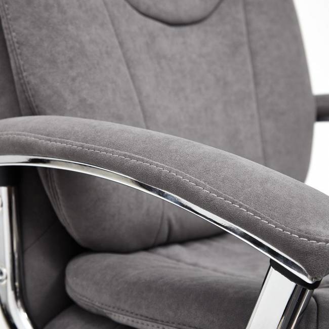 Кресло Софти Люкс/Softy Lux флок , серый, 29 серый флок
