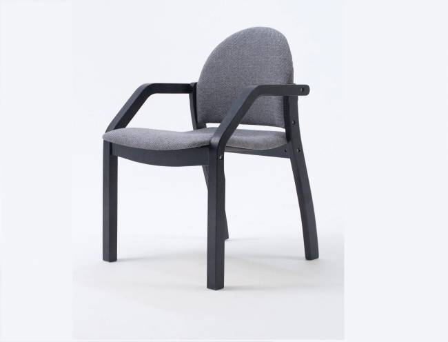 Стул-кресло Джуно 2.0 чёрный/графит