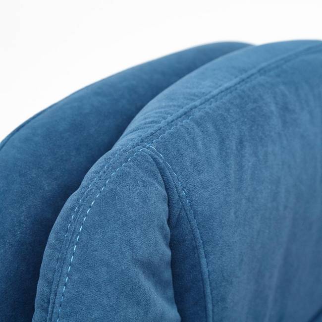 Кресло Софти Люкс/Softy Lux флок , синий, 32 синий флок