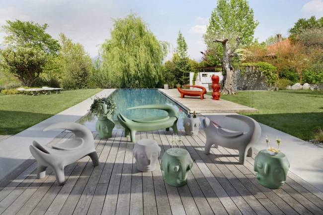 Диван пластиковый Big Kroko Standard 1670х630х750 мм