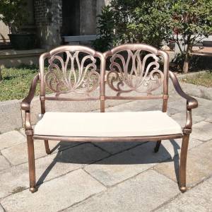 Садовая скамья Valencia 2 из литого алюминия