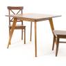 Стол Сканди М 90 орех со стульями Ингольф орех