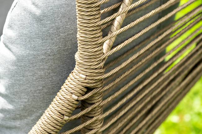 "Барселона" кресло-кокон из искусственного ротанга, цвет соломенный "Барселона" кресло-кокон из искусственного ротанга, цвет соломенный