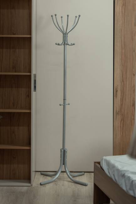 Вешалка напольная М 6 металлик